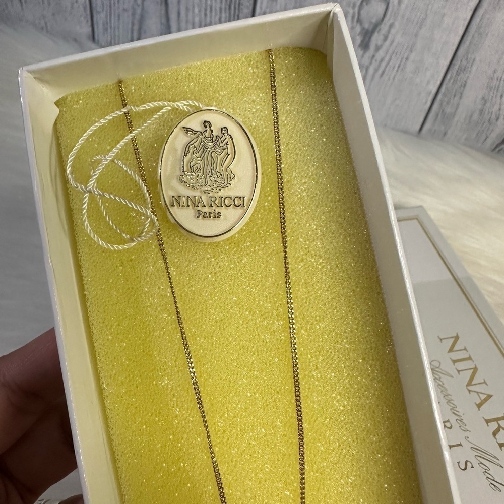 NINA RICCI logo necklace - Picture 4 of 14